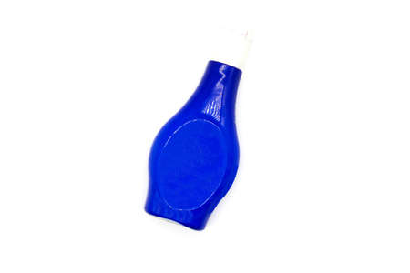 Cloth Whitner Bottle on white background with selective focusの写真素材