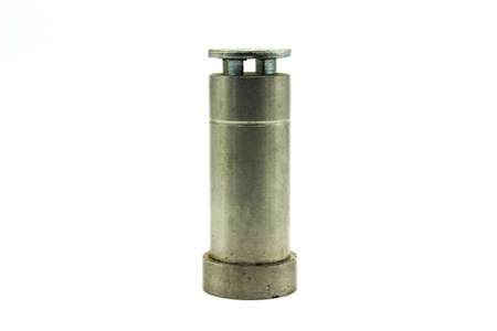 Door stopper on white background with selective focus