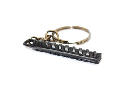 A picture of key chain with selective focus