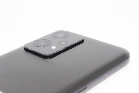 Mobile smart phone on white backgroundの写真素材