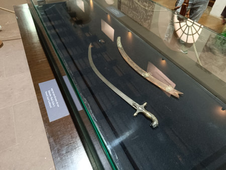 Delhi , india - antique sword in museum , A picture of antique sword in museum 13 december 2023