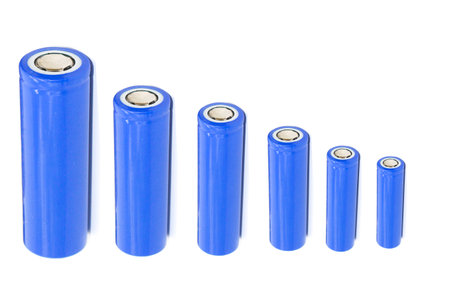 Lithium Battery isolated on white background