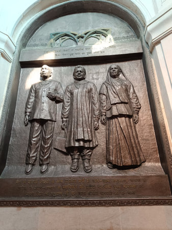 Noida , India - A picture of Kumari Mayawati art in noida dec 21 2024