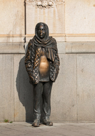 STOCKHOLM SEPTEMBER 06 2014..Margaretha Krook Famous Swedish actress.のeditorial素材