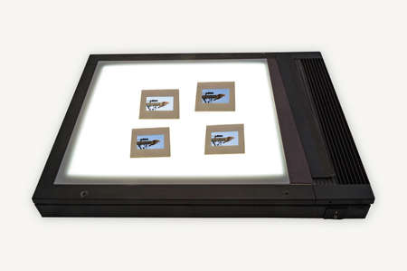 Light box for image viewingの写真素材