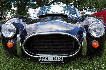 TROSA SWEDEN July 7 2016.  Cobra model year 2008. Car meeting in the small idyllic town of Trosa in Sweden.のeditorial素材