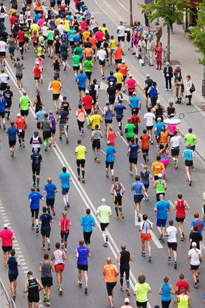 STOCKHOLM SWEDEN 3 June 2017. Stockholm Marathon.のeditorial素材