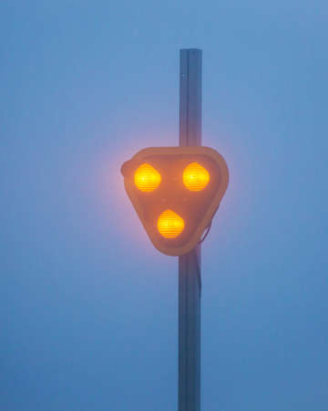 Traffic lights for railの写真素材