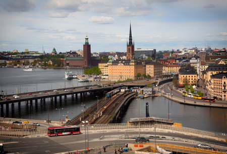 STOCKHOLM SWEDEN May 25, 2017. View of Stockholm.のeditorial素材