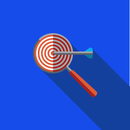 Vector icon or illustration showing web site seo ranking in flat design styleのイラスト素材