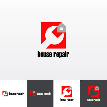 House repair services vector logo epsのイラスト素材