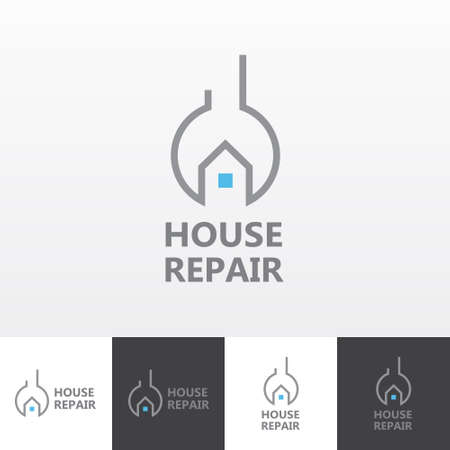 House repair services vector logo epsのイラスト素材