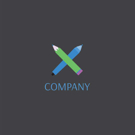 Creative agency or design company Logoのイラスト素材