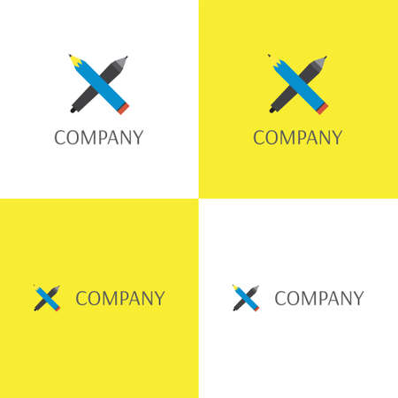 Creative agency or design company Logoのイラスト素材