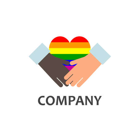 Gay community or services company logoのイラスト素材