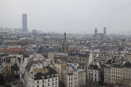 The rooftops of Parisのeditorial素材