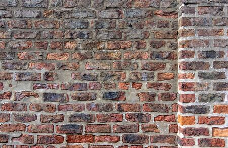 Red brick wall in York as a background