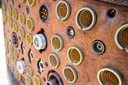power panel for spacecraft life support systems. interface for connecting life support. USSR...