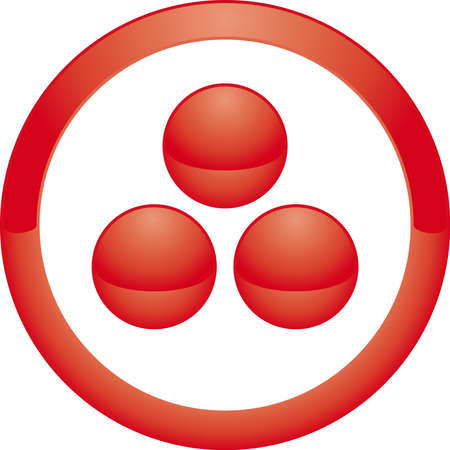 stylized Banner Of Peace by Roerich (all arts, all sciences, and all religions within the circle of culture)のイラスト素材