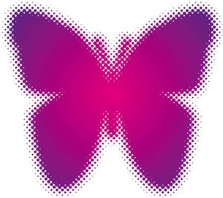 butterfly (from dots design series)のイラスト素材