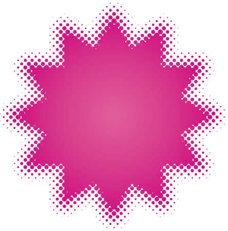 purple star (from dots design series)のイラスト素材