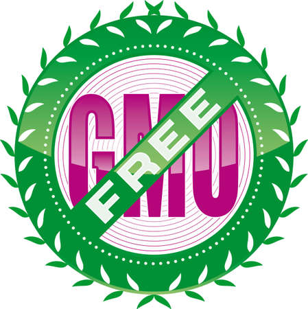 editable GMO-free signのイラスト素材
