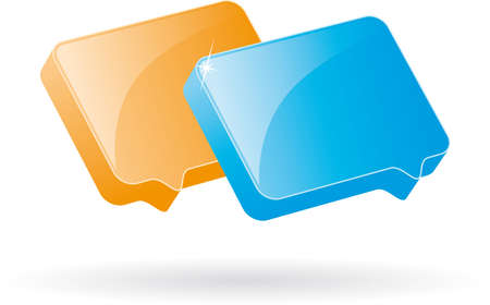 bubble speech iconのイラスト素材