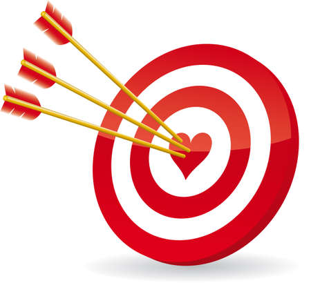 target loveのイラスト素材