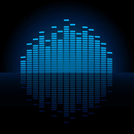 Graphic Equalizer Display のイラスト素材