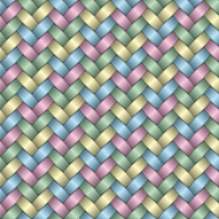 Holiday wrapping paper satin background (editable seamless pattern, see more in my portfolio)のイラスト素材