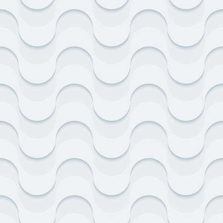 White perforated paper with cut out effect. Abstract 3d seamless background. Vector EPS10.のイラスト素材