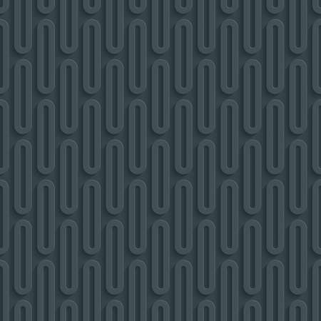 Dark perforated paper with cut out effect. Abstract 3d seamless background. Vector EPS10.のイラスト素材