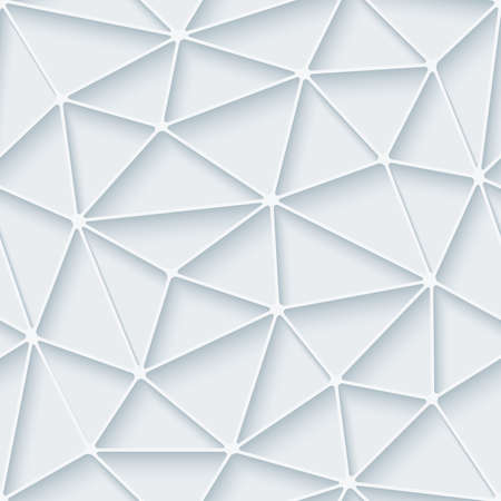 White paper with outline extrude effect. Abstract 3d seamless background. Halftone vector EPS10.のイラスト素材