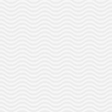 Wavy pattern. White Neutral Seamless Pattern for Modern Design in Flat Style. Tileable Geometric Vector Background.のイラスト素材