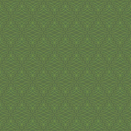 Neutral Seamless Linear Pattern. Tileable Geometric Outline Ornate. Vintage Flourish Vector Background.のイラスト素材