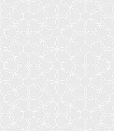 Neutral Seamless Linear Pattern. Tileable Geometric Outline Ornate. Vintage Flourish Vector Background.のイラスト素材