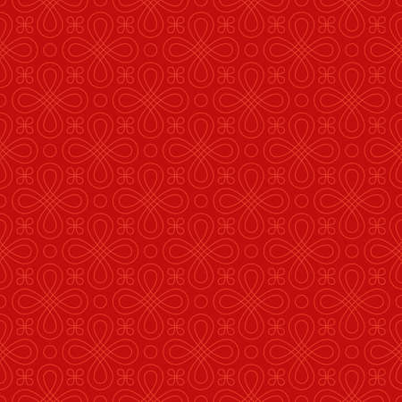 Neutral Seamless Linear Pattern. Tileable Geometric Outline Ornate. Vintage Flourish Vector Background.のイラスト素材