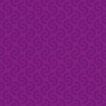 Rounded lines seamless vector pattern. Neutral seamless vector background in purple color.