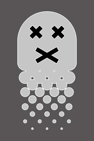 Halftone Emoji.のイラスト素材