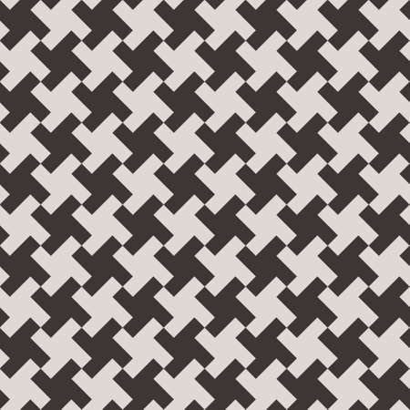 Black and White Seamless Pattern. Vector Tileable background.