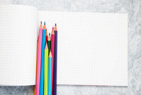 Back to school concept - school office suppliesの写真素材