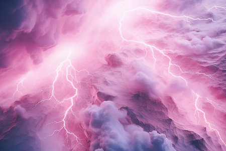 Ai generative image.  Background thunderboltの素材