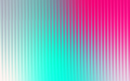 Vibrant gradient of vertical stripes in pink and teal with a frosted glass effectの写真素材