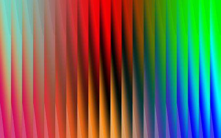 Illustration of colorful vertical stripes create a vibrant and dynamic abstract backgroundの写真素材
