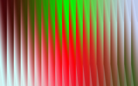 Illustration of abstract background with vertical lines of green, red, and white colorsの写真素材