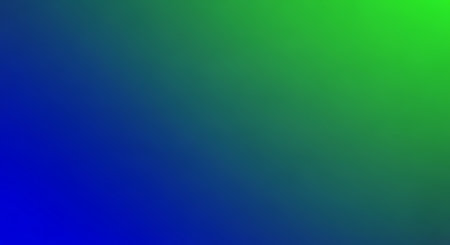 A vibrant gradient background featuring a smooth transition from blue to green, creating a visually appealing and modern aesthetic for various design applications.の素材