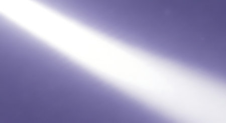 A bright white light streak on a soft purple background. Great for adding a modern and abstract touch to any design project with its smooth and elegant look.の素材