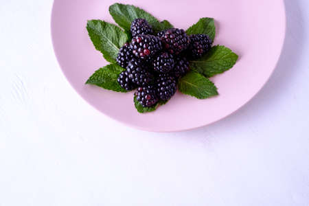 Fresh Blueberry white background. Juicy forest berries, blueberries. Healthy food or nutrition....