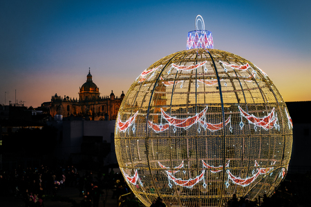 Christmas ball of 12 metersの写真素材