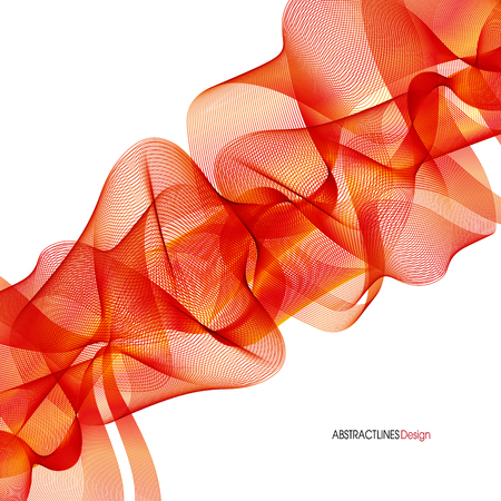 fire lines.perfect red lines background. white backgroundのイラスト素材